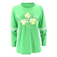 thumbnail image 1 of Unique Baby Womens St Patricks Day Shenanigans Funny T-Shirts (Md, Green), 1 of 5