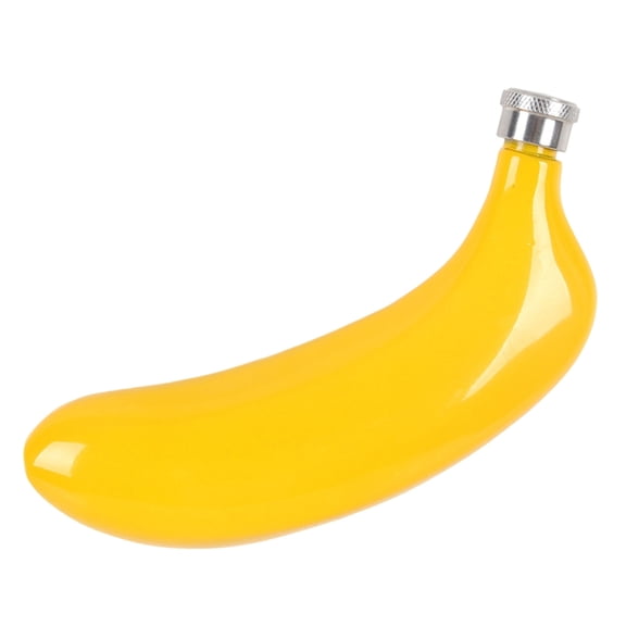 Unique Banana Flask Stainless Steel 5Oz Capacity Pocket Bottle Drink Container