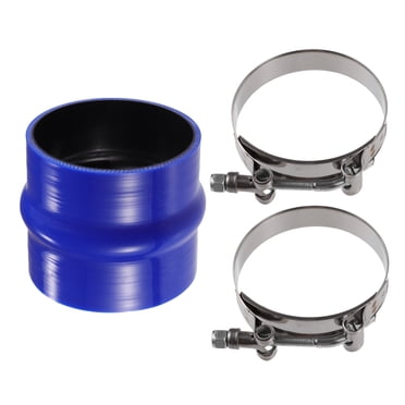 4.5" Silicone Hump Hose Coupler & T-Bolt Clamp - 4-Ply Reinforced For Turbo/Intake Systems