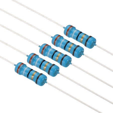 Unique Bargains 0.1Ohm to 10MOhm Metal Film Resistor Assortment Kit 86 Value 1/2W 5% Tolerance, 860 Pack
