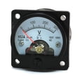 thumbnail image 1 of Unique Bargains  0-300V Round Analog Dial Panel Meter Voltmeter Gauge Black, 1 of 2