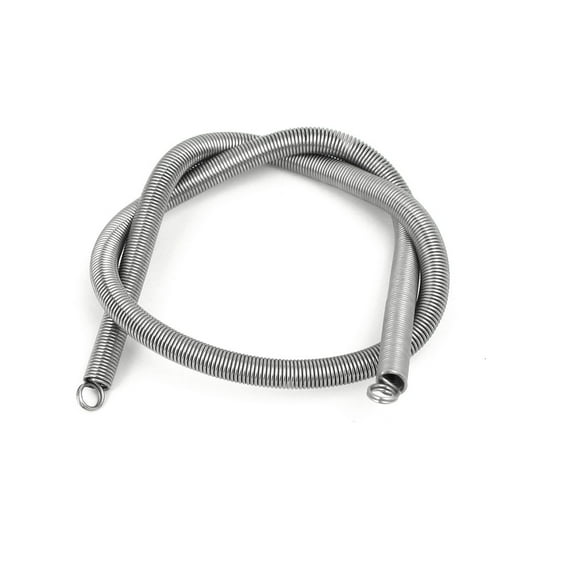 Unique Bargains 0.6mmx5mmx300mm 304 Stainless Steel Tension Spring Silver Tone