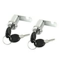 thumbnail image 1 of Uxcell 2 Pcs Drawer File Cabinet Locking 0.75" Dia Thread Cylinder Cam Locks with Key, 1 of 1