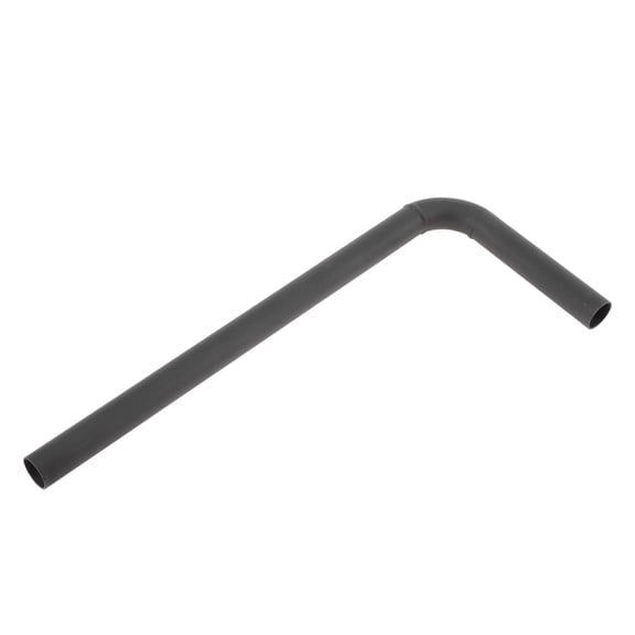 Unique Bargains 0.75 OD 90 Mandrel Bend Elbow 12 inch Length T201 Exhaust Tube Piping Sand Blasting L Extended Pipe for Welding Stair Handrail HVAC Black