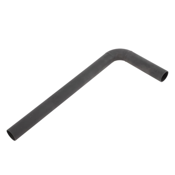 Unique Bargains 0.98 OD 90 Mandrel Bend Elbow 12 inch Length T201 Exhaust Tube Piping Sand Blasting L Extended Pipe for Welding Stair Handrail HVAC Black