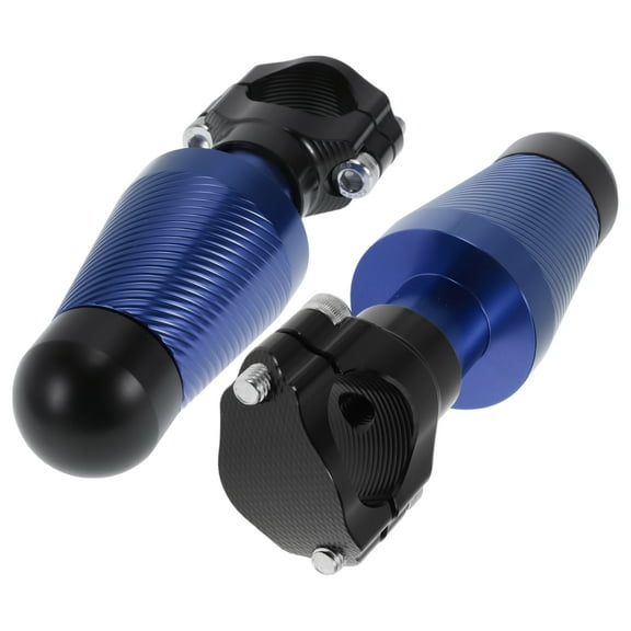 Unique Bargains 1.1"-1.3" Motorcycle Slider Frame Aluminum Alloy Wheel Fairing Protection Crash Pad Protector Guard 2.39" 6.73" 2 Pcs screw Blue 2 Set