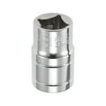 thumbnail image 1 of Unique Bargains 1/2 Inch Drive Impact Socket 18mm 6 Point Chrome Vanadium Steel 1 Pcs 38mm, 1 of 7