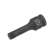 Unique Bargains 1/2-Inch Drive x 14mm Impact Triple Square Spline Bit Socket, Metric 3" Length, Cr-Mo Steel