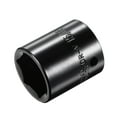 thumbnail image 1 of Unique Bargains 1/2-Inch by 15/16-Inch 6-Point Impact Socket, CR-V Steel 38mm/1.50''  Length Shallow SAE Sizes, 1 of 5