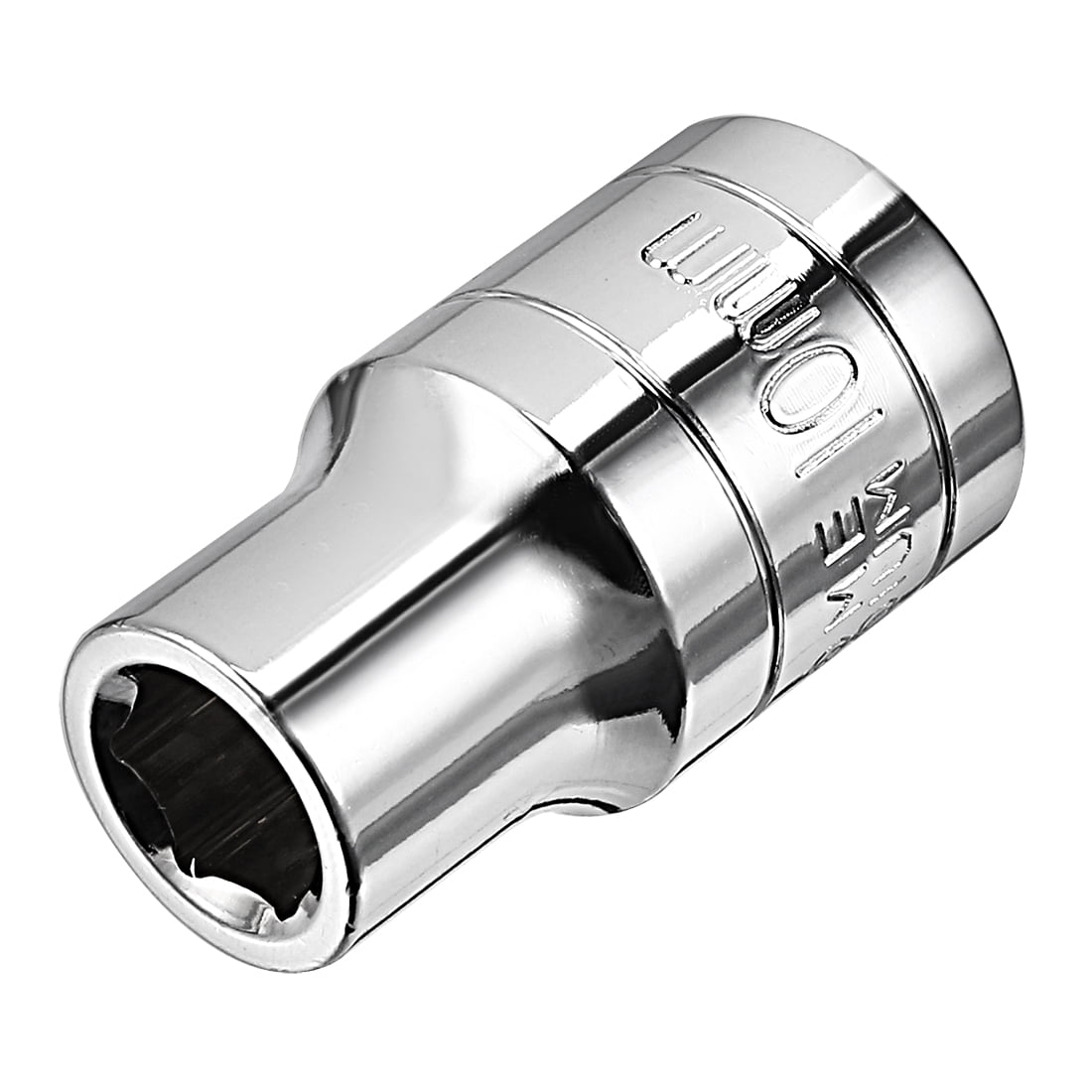 Unique Bargains 1/2-inch Drive 10mm 6-Point Shallow Socket, Cr-V ...