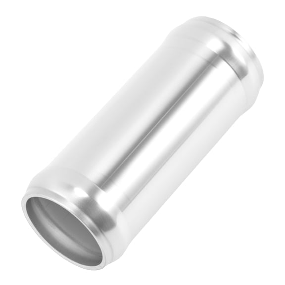 Unique Bargains 1.26" OD 0 6063 Aluminum Alloy Tube Intercooler Pipe Polishing Bilateral Hump Design 2.99" Length 0.06" Thickness Silver Tone
