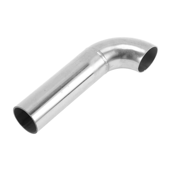 Unique Bargains 1.26 OD 90 Mandrel Bend Elbow 3.9" Length T304 Stainless Steel Exhaust Tube Piping Polishing L Extended Pipe for Welding Stair Handrail HVAC