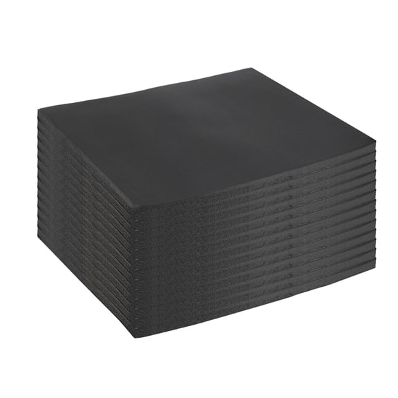 Unique Bargains 1/2inch 18sqft Sound Deadening Mat 500mil Close Cell Foam Heat Shield Material Self Adhesive for Car Hood Fender and Boat Engine Cover 40x33cm 13pcs