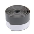 thumbnail image 1 of Unique Bargains 1-3/8"(35mm) Width 2M Long Weather Stripping Frameless Door Bottom Seal Gray Silicone Rubber, 1 of 4