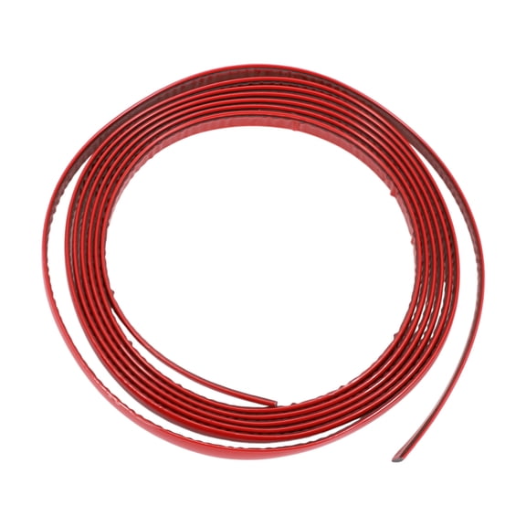 Unique Bargains 1/3" 8mm Width 10Ft 300cm Length Window Trim Strip Kit Red