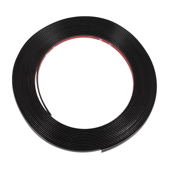 Unique Bargains 1/3" 8mm Width 33Ft 1000cm Length Window Trim Strip Kit Black