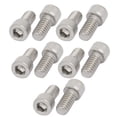 thumbnail image 1 of Unique Bargains 1/4"-20 x 1/2" 304 Stainless Steel Full Thread Hex Socket Head Cap Screws 10Pcs, 1 of 3