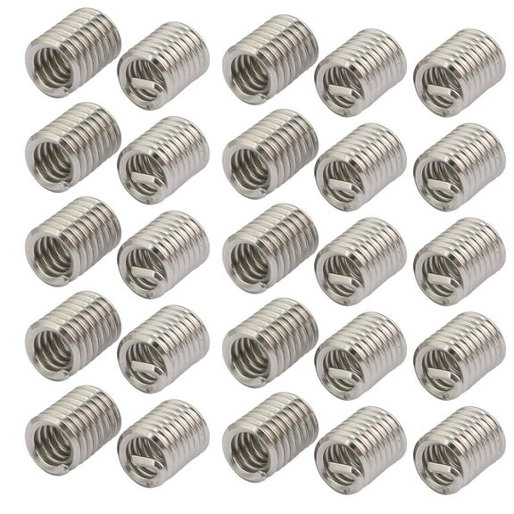 Unique Bargains 1/4"-20x0.5" 304 Stainless Steel Helical Coil Wire Thread Insert 25pcs