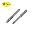 thumbnail image 1 of Unique Bargains 1/4" Hex Shank 65mm Long 5mm Tip PH2 Crosshead  Screwdriver Bits 10pcs, 1 of 4