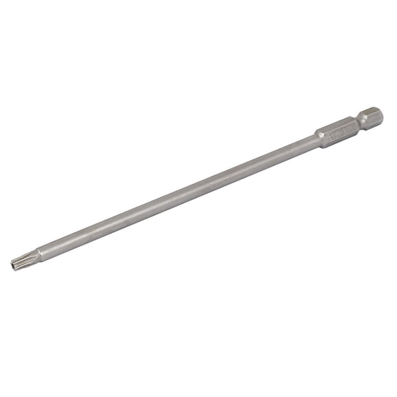 Unique Bargains 1/4" Hex Shank T20 Magnetic Torx Security Screwdriver Bit 150mm Long