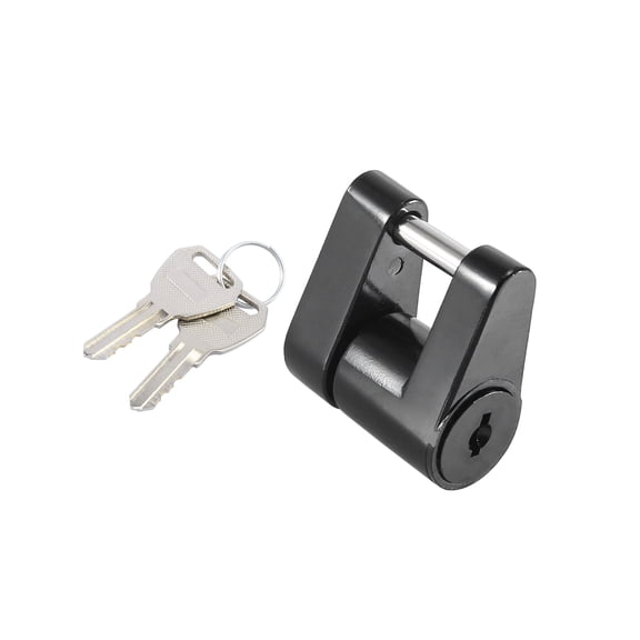 Unique Bargains 1/4" Hitch Pin Lock Trailer Hitch Lock Trailer Hitch Pin Lock Set Black