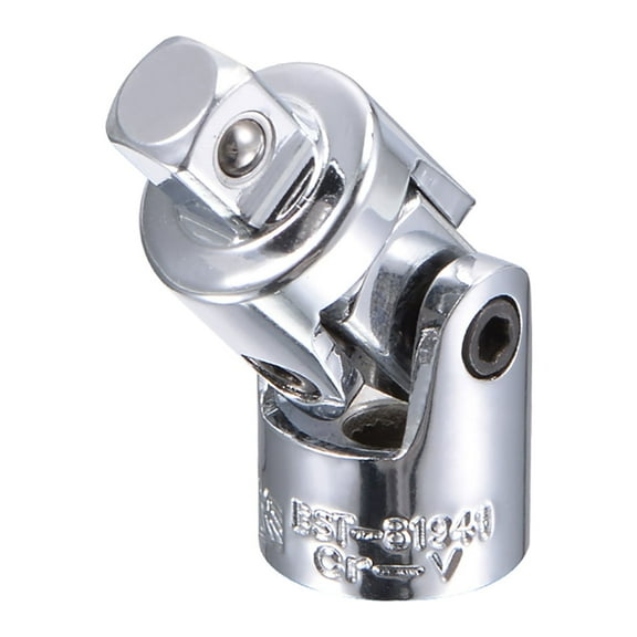 Unique Bargains 1/4 Inch Drive Universal Joint Adapter Ratchet Socket, Cr-V Steel