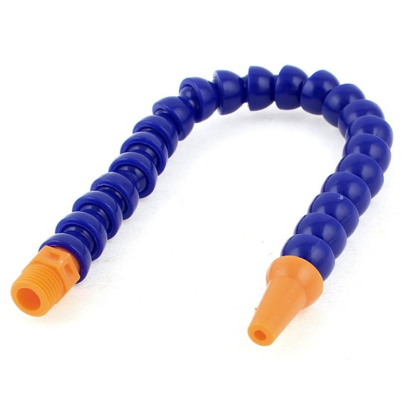 Unique Bargains 1/4PT Thread 8mm Nozzle Dia Multi Direction Flexible Water Oil Tube Pipe 12"