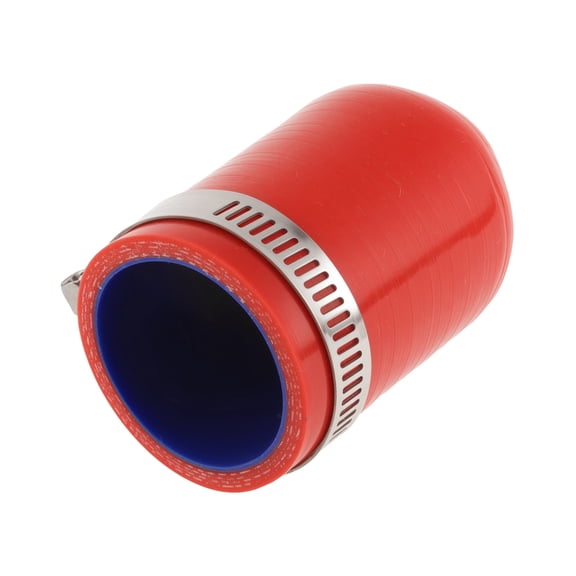 Unique Bargains 1-5/8" 40inch ID 4 Layers Cloth Reinforced Silicone Coolant Cap for Coolant Turbo Bypass Valve Vacuum 5mm 2.36inch Red Outside Blue Inside