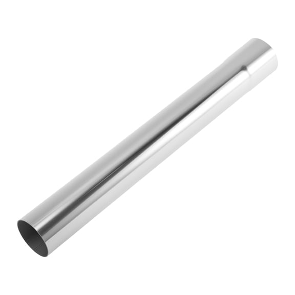 Unique Bargains 1.5 Inch Straight Exhaust Pipe Tube T304 Stainless Steel DIY Custom Car Modified Tubing Piping 12.01 " Leg Length Polishing Silver Tone