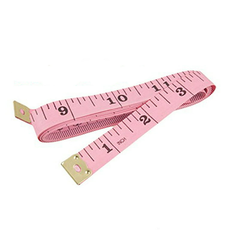 Unique Bargains 1.5M 60 Long Pink Plastic Tape Measure Tailor Sewing Ruler