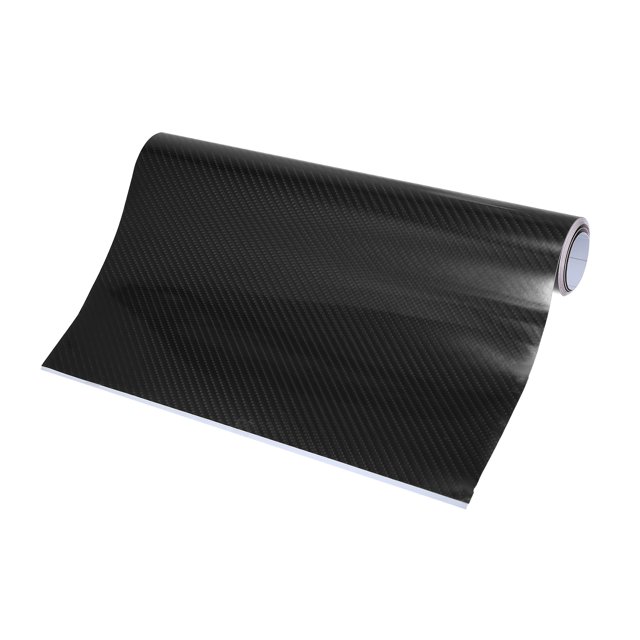 Unique Bargains 1.5ft x 5ft 18" x 60" Black 3D Carbon Fiber Pattern Car