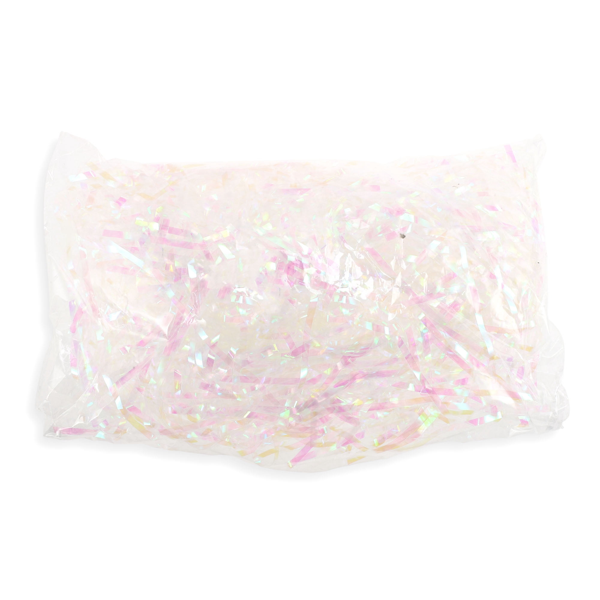 Unique Bargains 1.76 oz Raffia Grass Shredded Paper Filler for filling Gift Box White