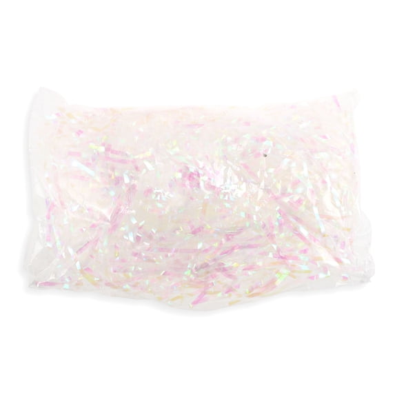 Unique Bargains 1.76 oz Raffia Grass Shredded Paper Filler for filling Gift Box White