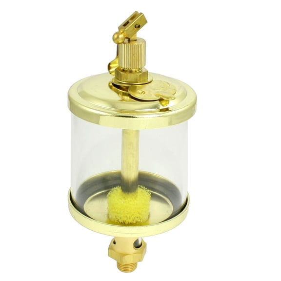 Unique Bargains 1/8" PT Thread Needle Valve Oil Cup Drip Feed Lubricators 50mL