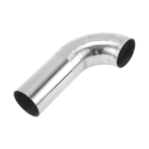 Unique Bargains 1.89 OD 90 Mandrel Bend Elbow 3.9" Length T304 Stainless Steel Exhaust Tube Piping Polishing L Extended Pipe for Welding Stair Handrail HVAC
