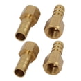 thumbnail image 1 of Unique Bargains 1/8BSP Female Thread 8mm Hose Barb Tubing Fitting Coupler Connector Adapter 4Pcs, 1 of 2
