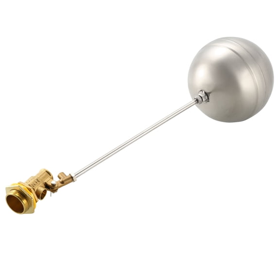 Unique Bargains 1" DN25 Male Thread Water Sensor Float Stainless Steel Floating Valve Ball