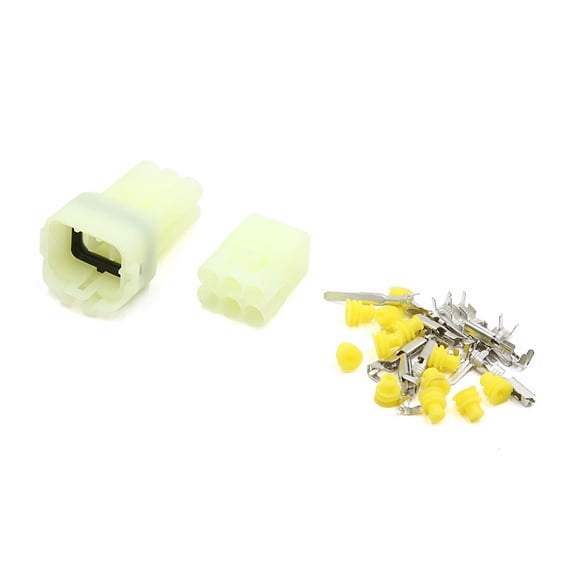 Unique Bargains 1 Kit 6 Pin Way Waterproof Wire Connector Plug Car Sealed Electrical Set 2.2mm