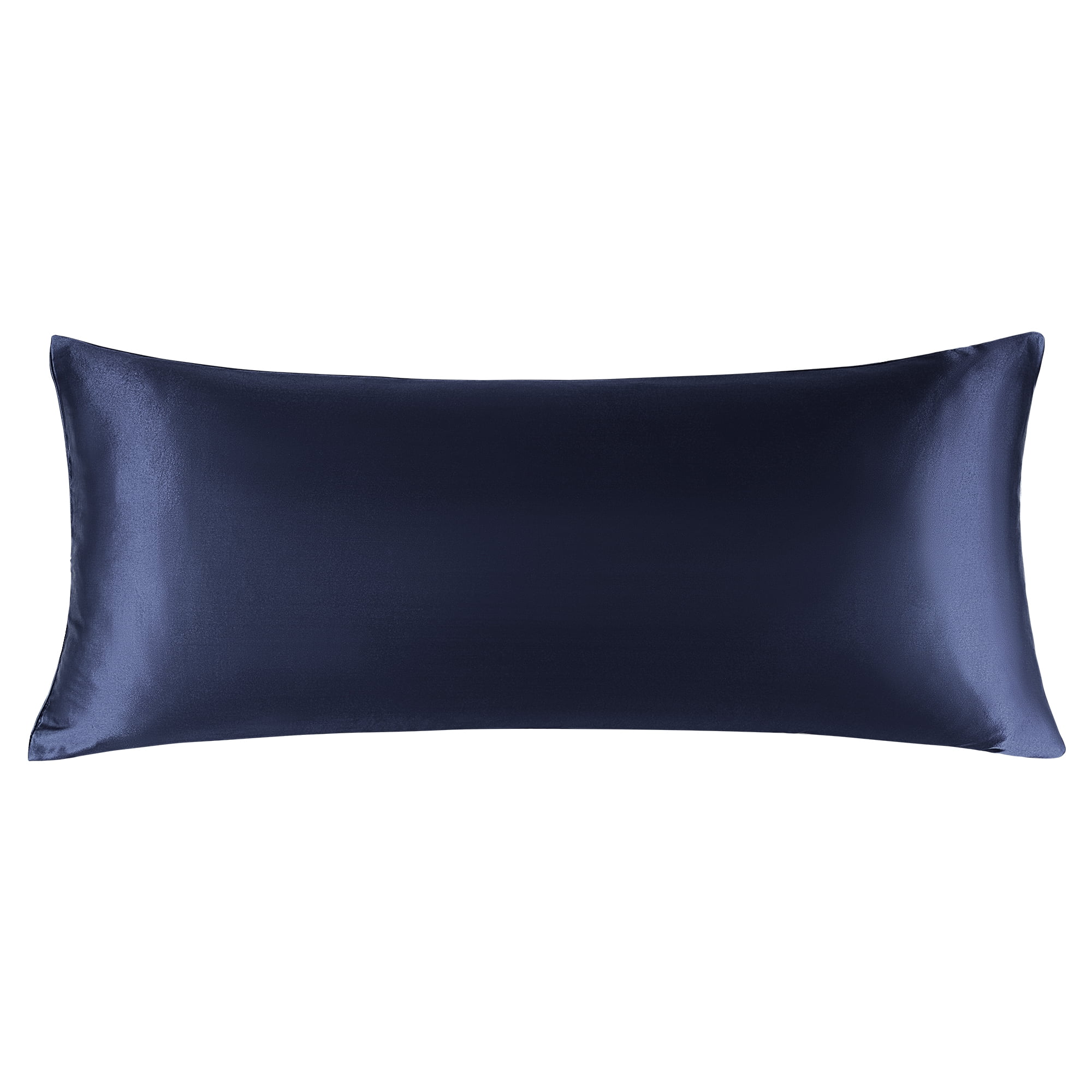 Unique Bargains 1 PC Satin Envelope Closure Body Pillowcases Navy 20"x54"