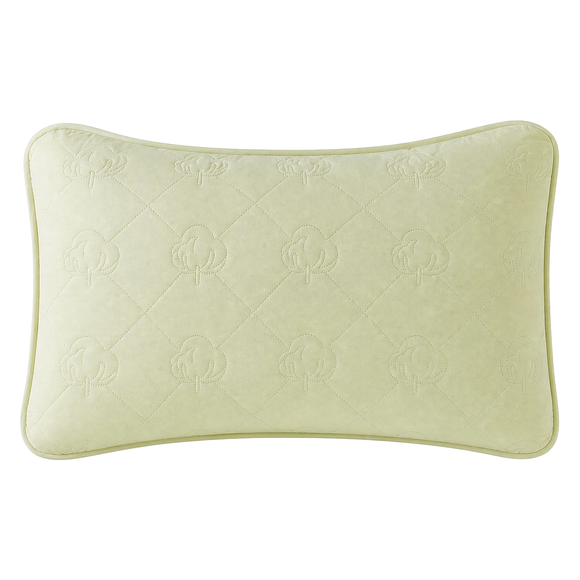Unique Bargains 1 Pack Breathable Hypoallergenic Cotton Pillow Protector Light Green