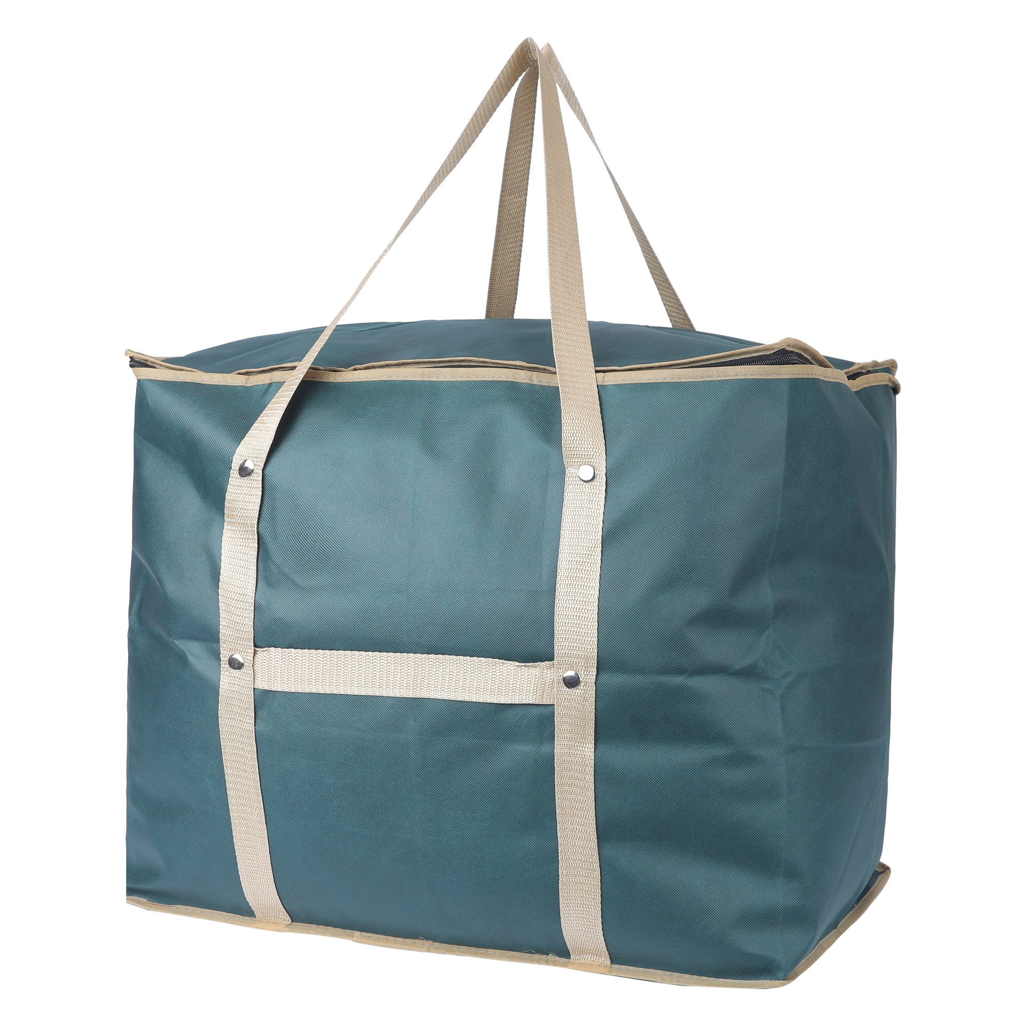 Unique Bargains 1 Pack Clothes Storage Bags Moving Bags Army Green 24*20*16in
