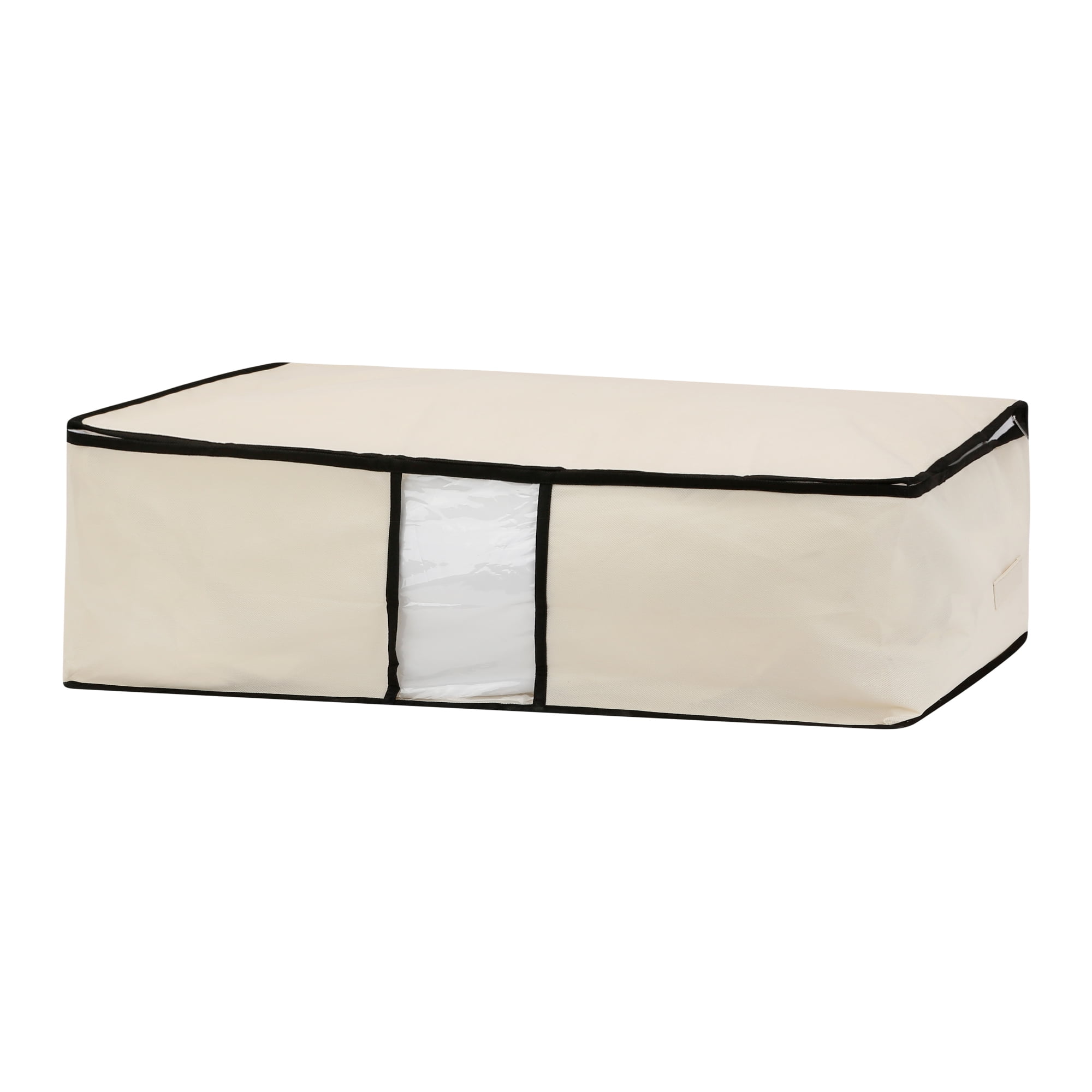 Unique Bargains 1 Pack Clothes Storage Bags Moving Bags Beige 25*17*8in