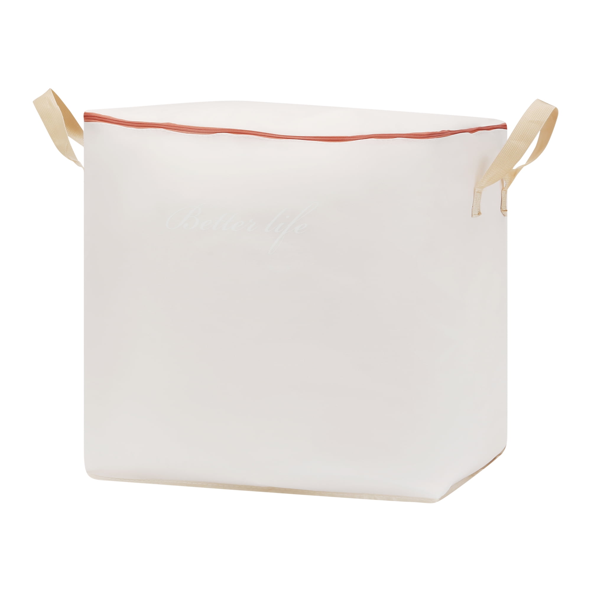 Unique Bargains 1 Pack Clothes Storage Bags Moving Bags Beige 39*20*20in