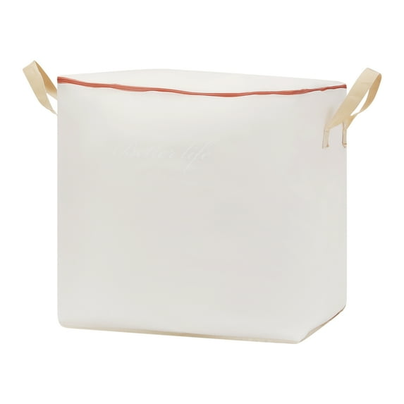 Unique Bargains 1 Pack Clothes Storage Bags Moving Bags Beige 39*20*20in