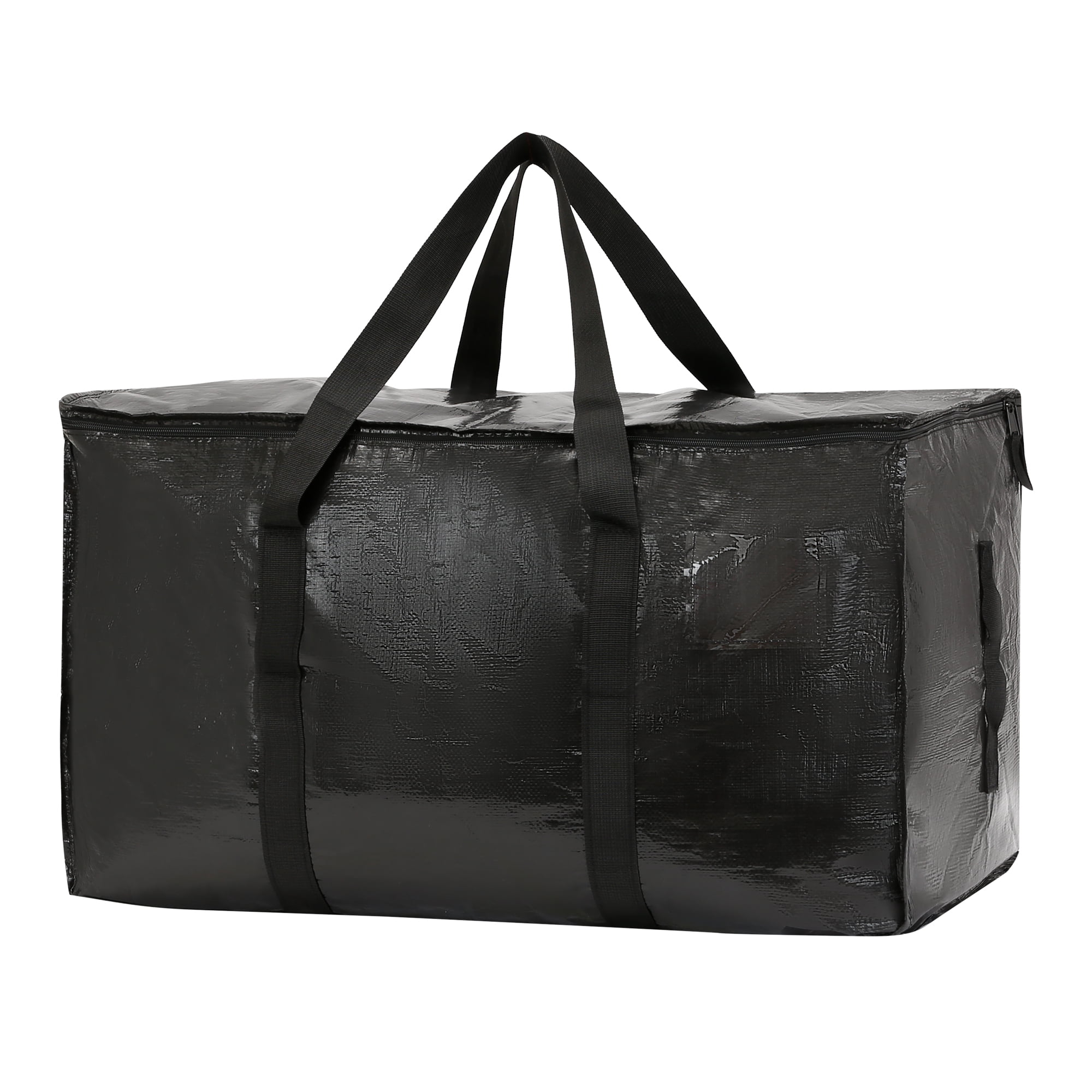 Unique Bargains 1 Pack Clothes Storage Bags Moving Bags Black 27*14*15in
