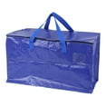 thumbnail image 1 of Unique Bargains 1 Pack Clothes Storage Bags Moving Bags Blue 27*14*15in, 1 of 7