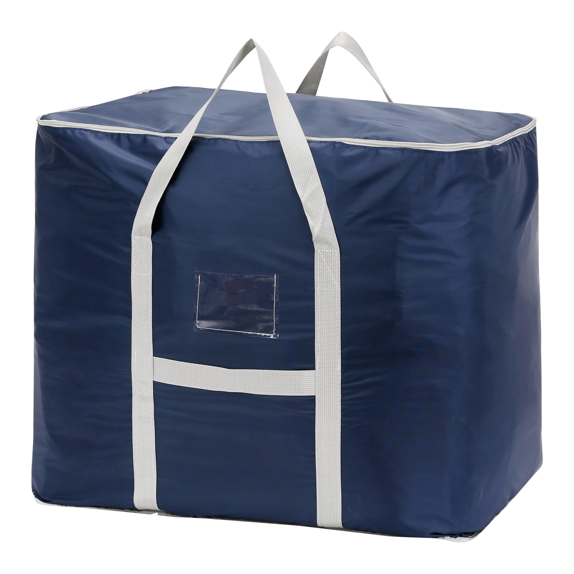 Unique Bargains 1 Pack Clothes Storage Bags Moving Bags Blue 67*24*22in