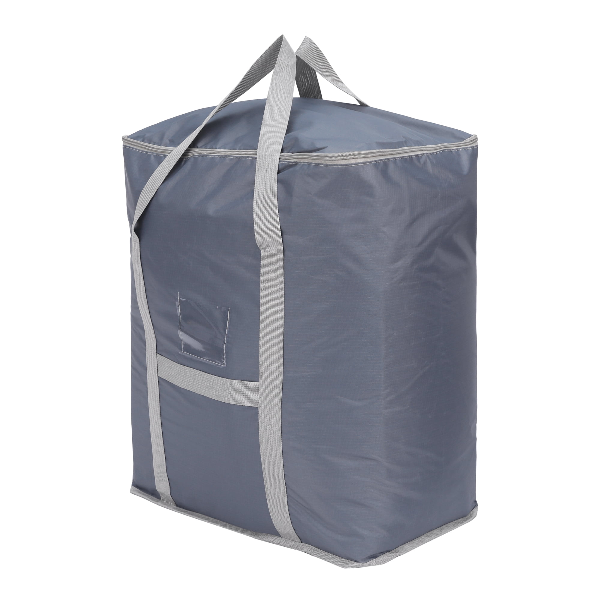 Unique Bargains 1 Pack Clothes Storage Bags Moving Bags Gray 20*16*20in