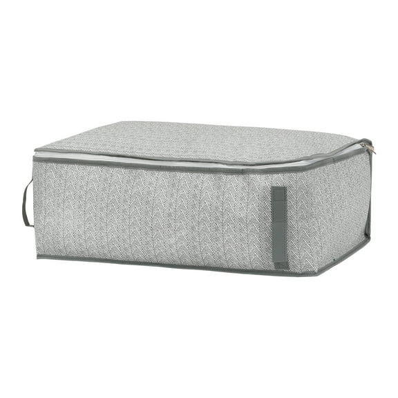 Unique Bargains 1 Pack Clothes Storage Bags Moving Bags Gray 20.5*13*8in