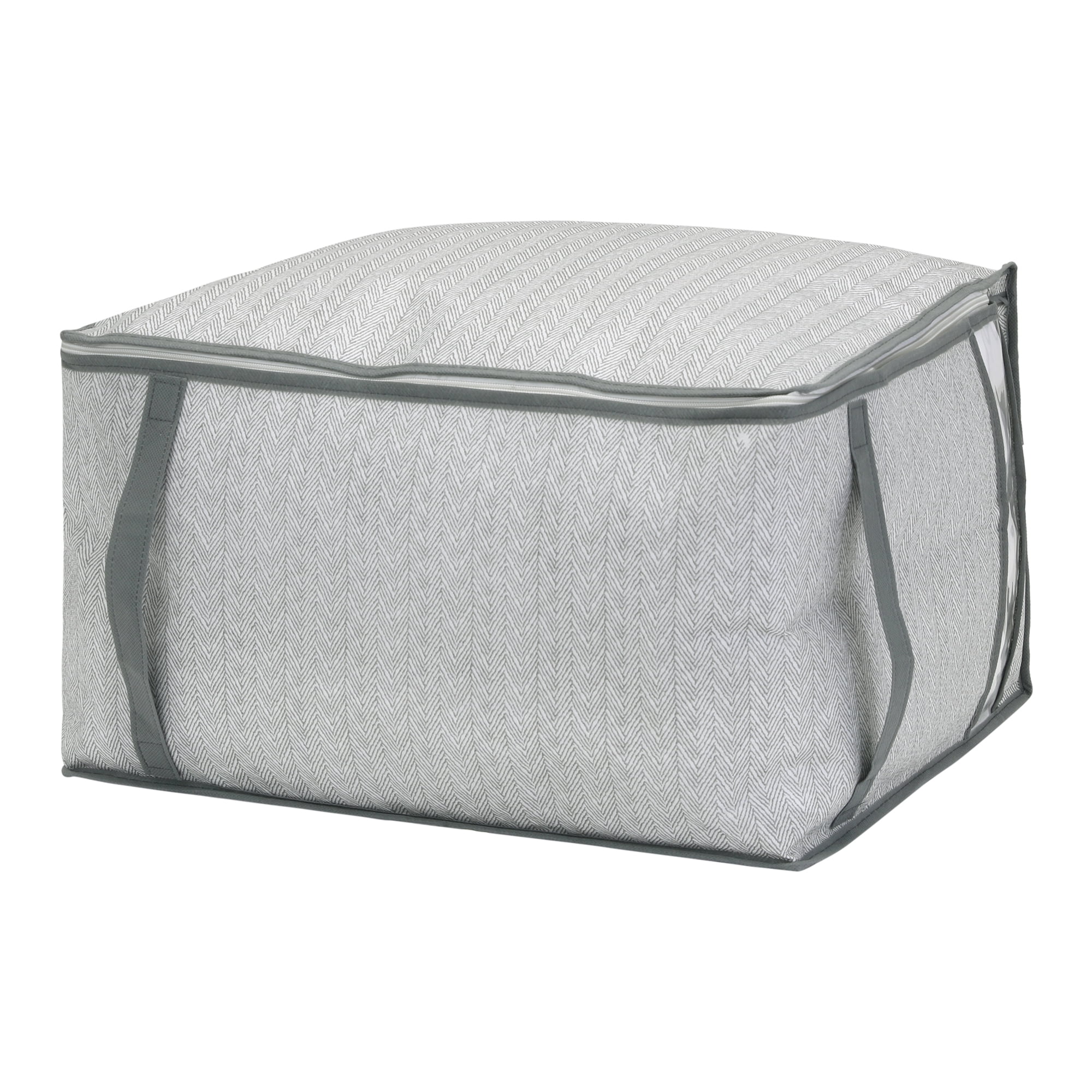 Unique Bargains 1 Pack Clothes Storage Bags Moving Bags Gray 20.5*17*12in